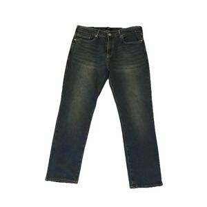 True‎ Religion Men's Geno Relaxed Slim Jeans, Size 36  Dark Boreal Color